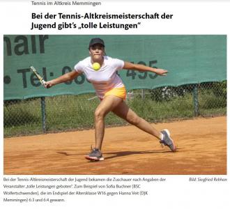 Bericht zu den ATG Jugendeinzelmeisterschaften in Bad Grönenbach